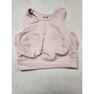 FLX Actice Outdoor size S White High Neck Sports Bra